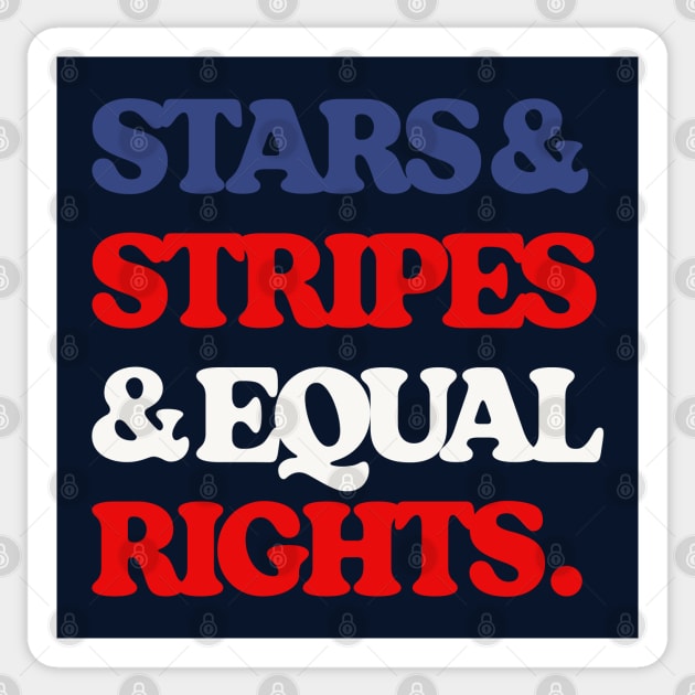 Stars & Stripes & Equal Rights Sticker by DankFutura